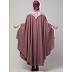 Designer embroidery Irani Kaftan - Mauve Pink